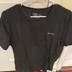 Columbia Men's Black Striped Shirt